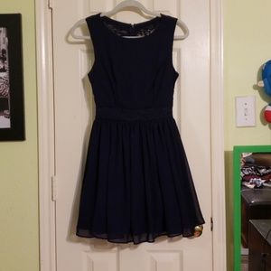 Navy blue dress